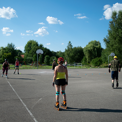 miejsce do nauki jazdy na rolkach w Olsztynie - Park Osiedlowy